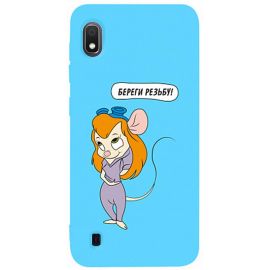 Купить Чехол-накладка TOTO Matt TPU 2mm Print Case Samsung Galaxy A10 #72 Rezba Sky Blue, фото , характеристики, отзывы