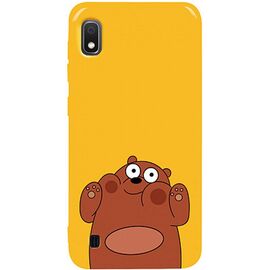 Придбати Чехол-накладка TOTO Pure TPU 2mm Print Case Samsung Galaxy A10 #56 Bear Ups Yellow, image , характеристики, відгуки