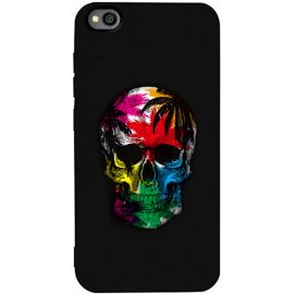 Купить Чехол-накладка TOTO Matt TPU 2mm Print Case Xiaomi Redmi Go #29 Skull Black, фото , характеристики, отзывы