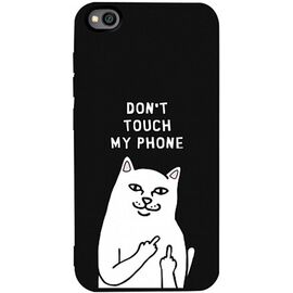 Купить Чехол-накладка TOTO Matt TPU 2mm Print Case Xiaomi Redmi Go #58 Cat Dontouch Black, фото , характеристики, отзывы
