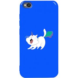 Купить Чехол-накладка TOTO Pure TPU 2mm Print Case Xiaomi Redmi Go #6 Cat Puk Blue, фото , характеристики, отзывы