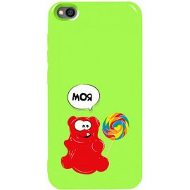Купить Чехол-накладка TOTO Pure TPU 2mm Print Case Xiaomi Redmi Go #14 Valera Candy Green, фото , характеристики, отзывы