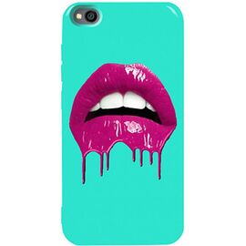 Придбати Чехол-накладка TOTO Pure TPU 2mm Print Case Xiaomi Redmi Go #32 Lips Mint, image , характеристики, відгуки