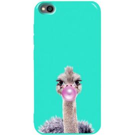 Купить Чехол-накладка TOTO Pure TPU 2mm Print Case Xiaomi Redmi Go #38 Ostrich Gum Mint, фото , характеристики, отзывы