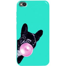 Купить Чехол-накладка TOTO Pure TPU 2mm Print Case Xiaomi Redmi Go #75 Bubbledog Mint, фото , характеристики, отзывы