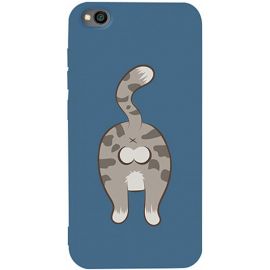 Придбати Чехол-накладка TOTO Matt TPU 2mm Print Case Xiaomi Redmi Go #62 Catzad Navy Blue, image , характеристики, відгуки
