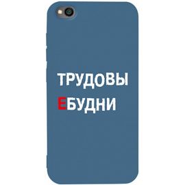 Купить Чехол-накладка TOTO Matt TPU 2mm Print Case Xiaomi Redmi Go #78 Budni Navy Blue, фото , характеристики, отзывы