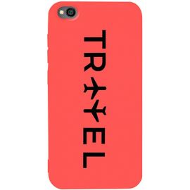 Купить Чехол-накладка TOTO Matt TPU 2mm Print Case Xiaomi Redmi Go #45 Travel Orange, фото , характеристики, отзывы