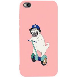 Купить Чехол-накладка TOTO Matt TPU 2mm Print Case Xiaomi Redmi Go #2 Dog Skate Pink, фото , характеристики, отзывы