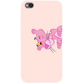 Купить Чехол-накладка TOTO Matt TPU 2mm Print Case Xiaomi Redmi Go #54 Pink Pantera Sand pink, фото , характеристики, отзывы