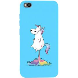 Купить Чехол-накладка TOTO Matt TPU 2mm Print Case Xiaomi Redmi Go #30 Unicorn Puk Sky Blue, фото , характеристики, отзывы