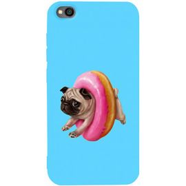 Купить Чехол-накладка TOTO Matt TPU 2mm Print Case Xiaomi Redmi Go #34 Dog Donat Sky Blue, фото , характеристики, отзывы