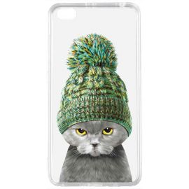 Купить Чехол-накладка TOTO Acrylic+TPU Print Case Xiaomi Redmi Go #7 Cat In Hat Transparent, фото , характеристики, отзывы