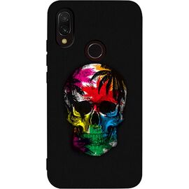 Придбати Чехол-накладка TOTO Matt TPU 2mm Print Case Xiaomi Redmi 7 #29 Skull Black, image , характеристики, відгуки