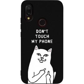 Купить Чехол-накладка TOTO Matt TPU 2mm Print Case Xiaomi Redmi 7 #58 Cat Dontouch Black, фото , характеристики, отзывы