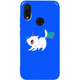 Купить Чехол-накладка TOTO Pure TPU 2mm Print Case Xiaomi Redmi 7 #6 Cat Puk Blue, фото , характеристики, отзывы
