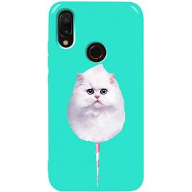 Купить Чехол-накладка TOTO Pure TPU 2mm Print Case Xiaomi Redmi 7 #9 Cat Candy Mint, фото , характеристики, отзывы