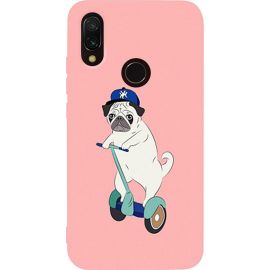 Придбати Чехол-накладка TOTO Matt TPU 2mm Print Case Xiaomi Redmi 7 #2 Dog Skate Pink, image , характеристики, відгуки