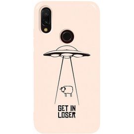 Купить Чехол-накладка TOTO Pure TPU 2mm Print Case Xiaomi Redmi 7 #70 Get Loser Sand pink, фото , характеристики, отзывы