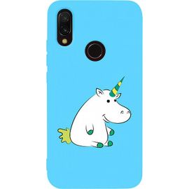 Купить Чехол-накладка TOTO Matt TPU 2mm Print Case Xiaomi Redmi 7 #1 Unicorn Circle Sky Blue, фото , характеристики, отзывы