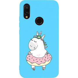 Купить Чехол-накладка TOTO Matt TPU 2mm Print Case Xiaomi Redmi 7 #3 Unicorn Donut Sky Blue, фото , характеристики, отзывы