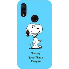Купить Чехол-накладка TOTO Matt TPU 2mm Print Case Xiaomi Redmi 7 #64 Snoopy Sky Blue, фото , характеристики, отзывы