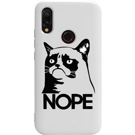 Купить Чехол-накладка TOTO Pure TPU 2mm Print Case Xiaomi Redmi 7 #4 Cat Nope White, фото , характеристики, отзывы