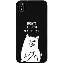 Купить Чехол-накладка TOTO Matt TPU 2mm Print Case Xiaomi Redmi 7A #58 Cat Dontouch Black, фото , характеристики, отзывы