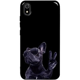 Купить Чехол-накладка TOTO Pure TPU 2mm Print Case Xiaomi Redmi 7A #80 Cooldog Black, фото , характеристики, отзывы