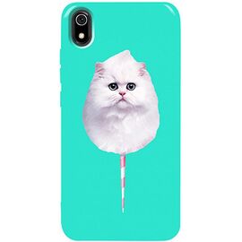 Придбати Чехол-накладка TOTO Pure TPU 2mm Print Case Xiaomi Redmi 7A #9 Cat Candy Mint, image , характеристики, відгуки