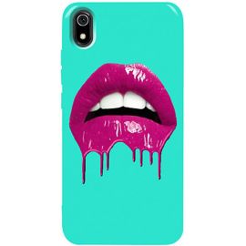 Придбати Чехол-накладка TOTO Pure TPU 2mm Print Case Xiaomi Redmi 7A #32 Lips Mint, image , характеристики, відгуки
