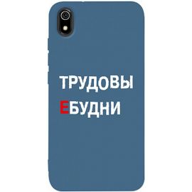 Купить Чехол-накладка TOTO Matt TPU 2mm Print Case Xiaomi Redmi 7A #78 Budni Navy Blue, фото , характеристики, отзывы