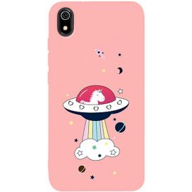Придбати Чехол-накладка TOTO Matt TPU 2mm Print Case Xiaomi Redmi 7A #17 Ufo Pink, image , характеристики, відгуки