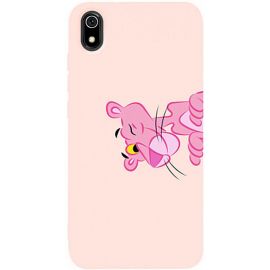 Купить Чехол-накладка TOTO Matt TPU 2mm Print Case Xiaomi Redmi 7A #54 Pink Pantera Sand pink, фото , характеристики, отзывы