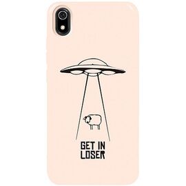 Придбати Чехол-накладка TOTO Pure TPU 2mm Print Case Xiaomi Redmi 7A #70 Get Loser Sand pink, image , характеристики, відгуки