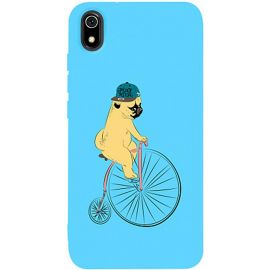 Купить Чехол-накладка TOTO Matt TPU 2mm Print Case Xiaomi Redmi 7A #10 Dog Ride Sky Blue, фото , характеристики, отзывы