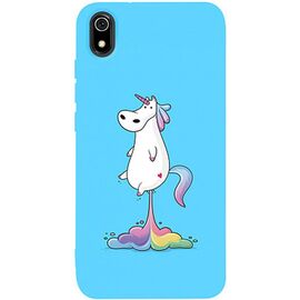 Придбати Чехол-накладка TOTO Matt TPU 2mm Print Case Xiaomi Redmi 7A #30 Unicorn Puk Sky Blue, image , характеристики, відгуки