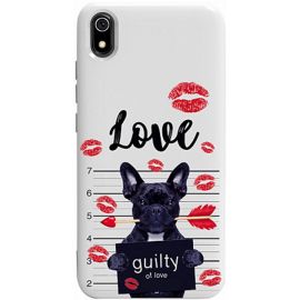 Купить Чехол-накладка TOTO Pure TPU 2mm Print Case Xiaomi Redmi 7A #39 Dog Kiss White, фото , характеристики, отзывы