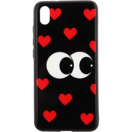 Купить Чехол-накладка TOTO Cartoon Print Glass Case Xiaomi Redmi 7A Just Eatit, фото , характеристики, отзывы