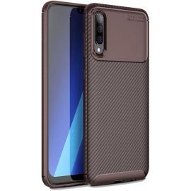 Купить Чехол-накладка TOTO TPU Carbon Fiber 1,5mm Case Samsung Galaxy A70 Coffee, фото , характеристики, отзывы