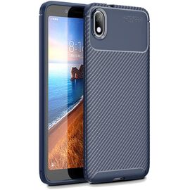 Придбати Чехол-накладка TOTO TPU Carbon Fiber 1,5mm Case Xiaomi Redmi 7A Dark Blue, image , характеристики, відгуки