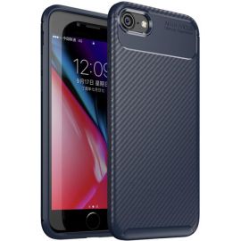 Купить Чехол-накладка TOTO TPU Carbon Fiber 1,5mm Case Apple iPhone 7/8/SE 2020 Dark Blue, фото , характеристики, отзывы