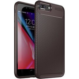 Купить Чехол-накладка TOTO TPU Carbon Fiber 1,5mm Case Apple iPhone 7 Plus/8 Plus Coffee, фото , характеристики, отзывы
