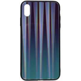 Купить Чехол-накладка TOTO Aurora Print Glass Case Apple iPhone X/XS Blue, фото , характеристики, отзывы