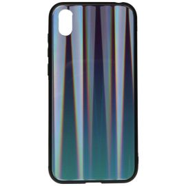 Купить Чехол-накладка TOTO Aurora Print Glass Case Huawei Y5 2019 Blue, фото , характеристики, отзывы