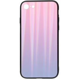 Купить Чехол-накладка TOTO Aurora Print Glass Case Apple iPhone 7/8/SE 2020 Lilac, фото , характеристики, отзывы