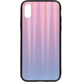 Придбати Чехол-накладка TOTO Aurora Print Glass Case Apple iPhone X/XS Lilac, image , характеристики, відгуки