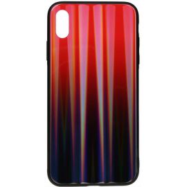 Купить Чехол-накладка TOTO Aurora Print Glass Case Apple iPhone X/XS Red, фото , характеристики, отзывы