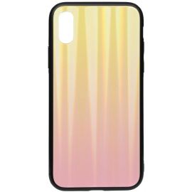 Купить Чехол-накладка TOTO Aurora Print Glass Case Apple iPhone XS Max Pink, фото , характеристики, отзывы