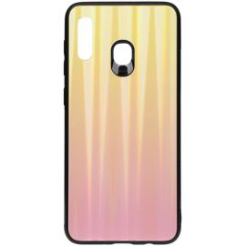 Купить Чехол-накладка TOTO Aurora Print Glass Case Samsung Galaxy A20/A30 Pink, фото , характеристики, отзывы